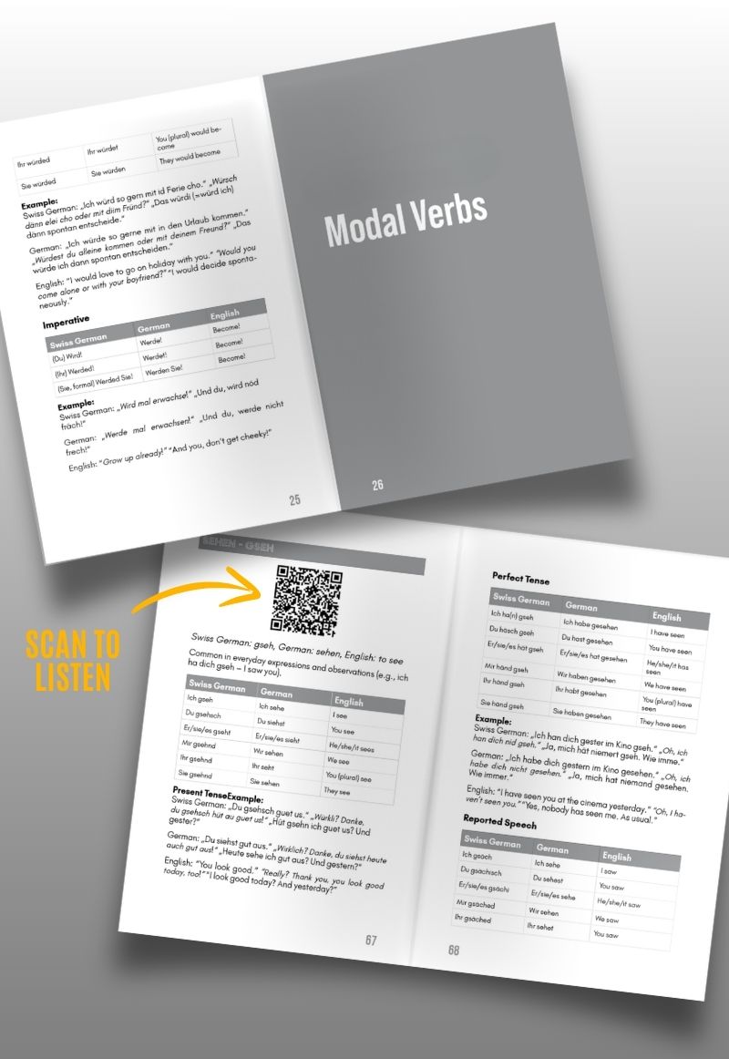 Website Images Books Swiss German Verbs book Andrea Holle